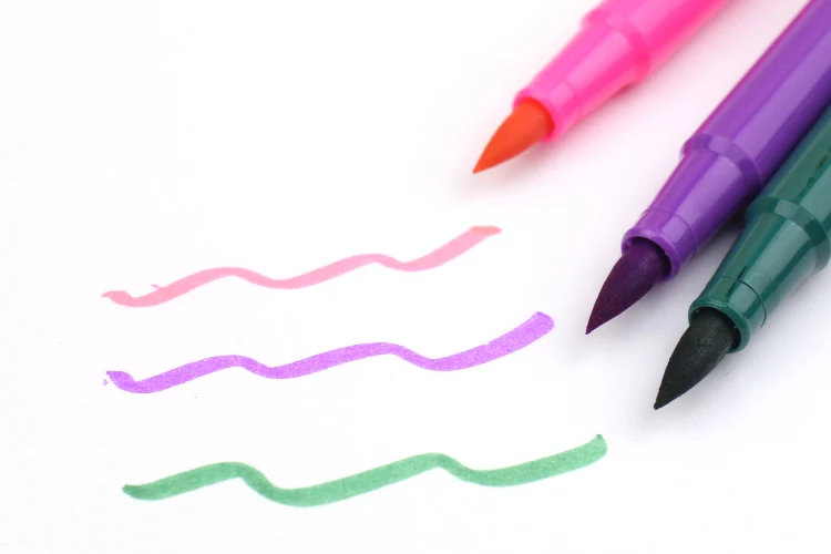 M& G Канцелярский набор Акварельная ручка нетоксичный детей, с мягкой головкой щетки 12/18/24 цвета ACP92167