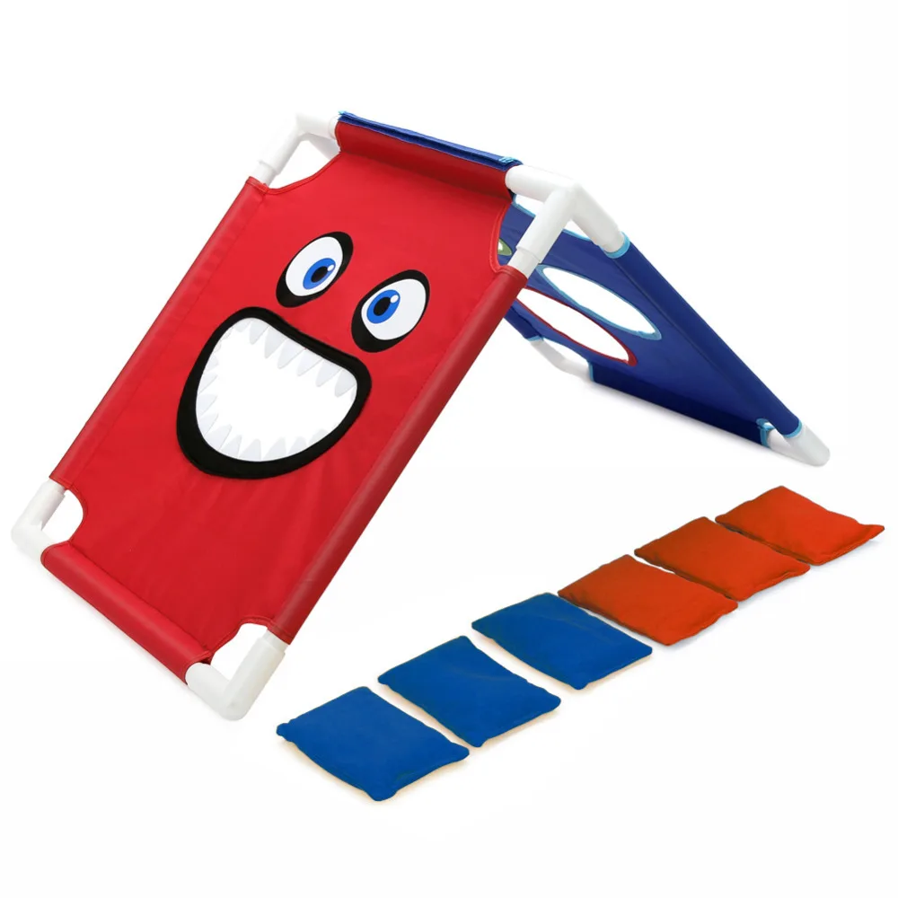 Pellor Children Outdoor Fun Sports Sandbags Throwing Game Portable PVC