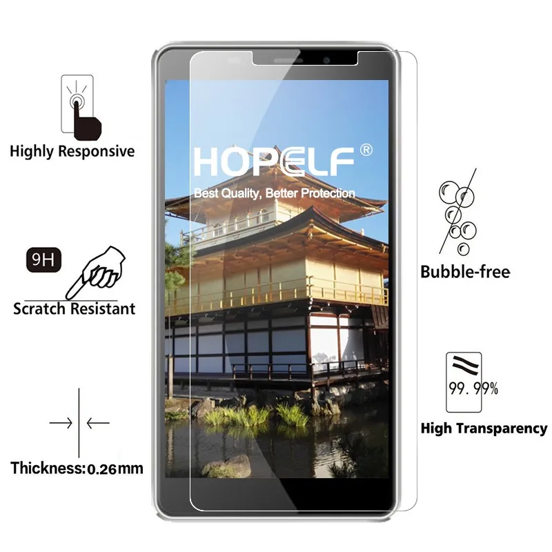 Защитное стекло HOPELF для Leagoo M8 2 шт. закаленное 2.5D 9H мобильный телефон Защитная