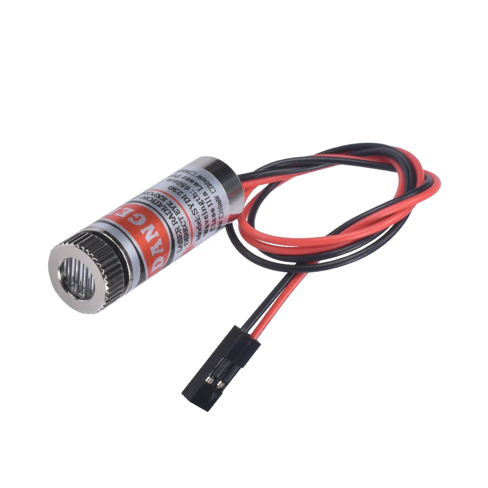 5pcs For Ciclop Scanner 12mm 5mw Red Line Laser Module Head MXD1230 Point Spot Size Adjustable Laser Emission Head 3D Printer 5pcs For Ciclop Scanner 12mm 5mw Red Line Laser Module Head MXD1230 Point Spot Size Adjustable Laser Emission Head 3D Printer