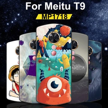 Перейти на Алиэкспресс и купить 6,01 дюймдля Meitu T9 чехол мультяшный Мягкий силиконовый чехол для телефона Meitu T9 T 9 MP1718 задняя крышка TPU оболочка MeituT9 защитный чехол