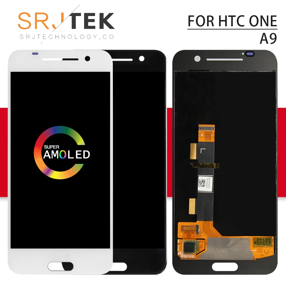 

Srjtek screen For HTC One A9 LCD Display Touch Digitizer Sensor Glass Assembly 100% Tested 5.0inch 1920*1080 For HTC One A 9