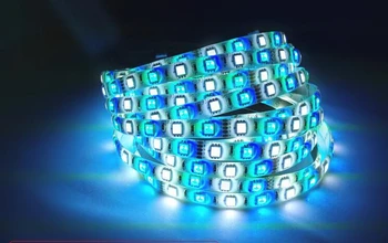 

Free Shipping 5M RGBW/RGBWW LED soft strip Light SMD5050 Waterproof/Non DC12V 60Leds/M LED Flexible tape indoor home decoration