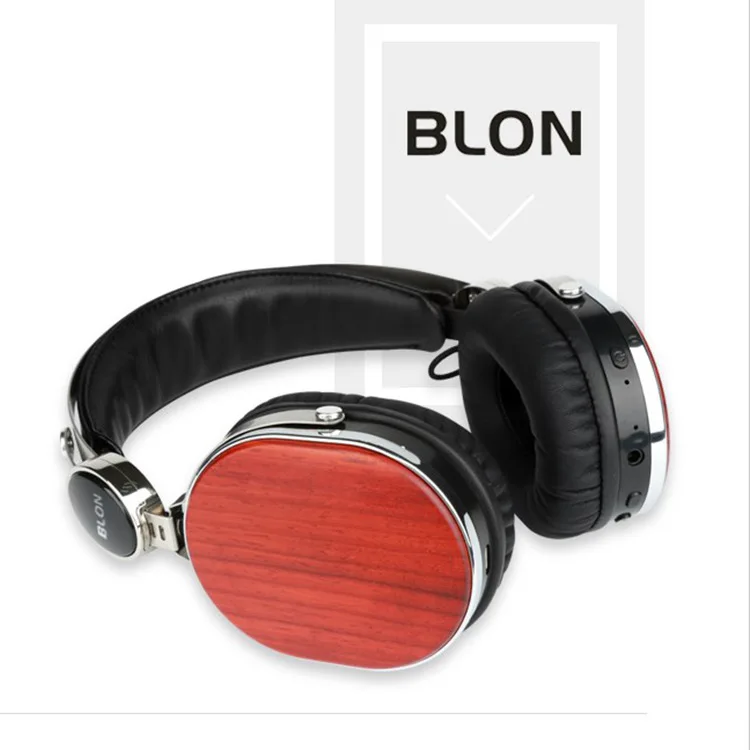 Деревянная Bluetooth Колонка BLON HD08BT V4.1 40 мм динамическая портативная Hi Fi музыкальная