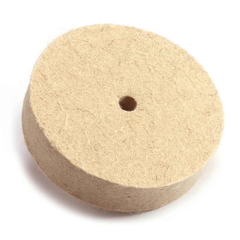 2pcs 6inch Wool Felt Buffing Polishing Wheel Wood Metal Grinding Polishing Pad Multifunction Abrasive Tools