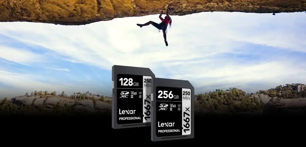 Lexar 250 МБ/с. 1667x U3 Class 10 SDXC карты 64 Гб 128 256 250 МБ/с. карта памяти 32Гб SD UHS-II флэш-карта памяти для 3D 4K цифровой Камера