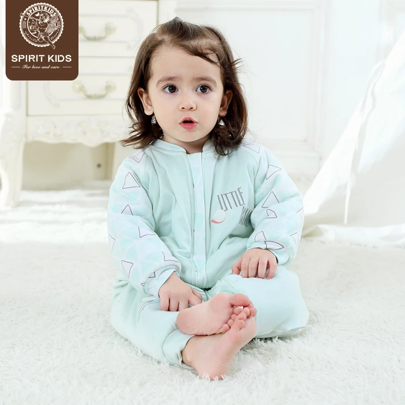 Детские спальные мешки Хлопок Весна и осень вельвет постельные принадлежности Одежда для детей от 3 до 12 месяцев