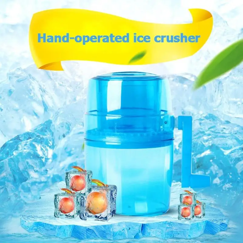 

1 Pcs Portable Hand Cranked Manual Ice Crusher Shaver Ice Sorbet Smoothie Maker Machine for Snow Cone Kid Kitchen Summer 2019