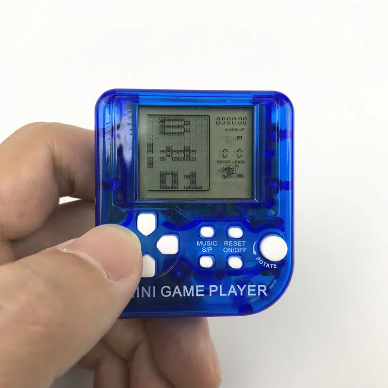 Классическая Мини игра Tetris Brick портативная игровая машина Mascota виртуальная