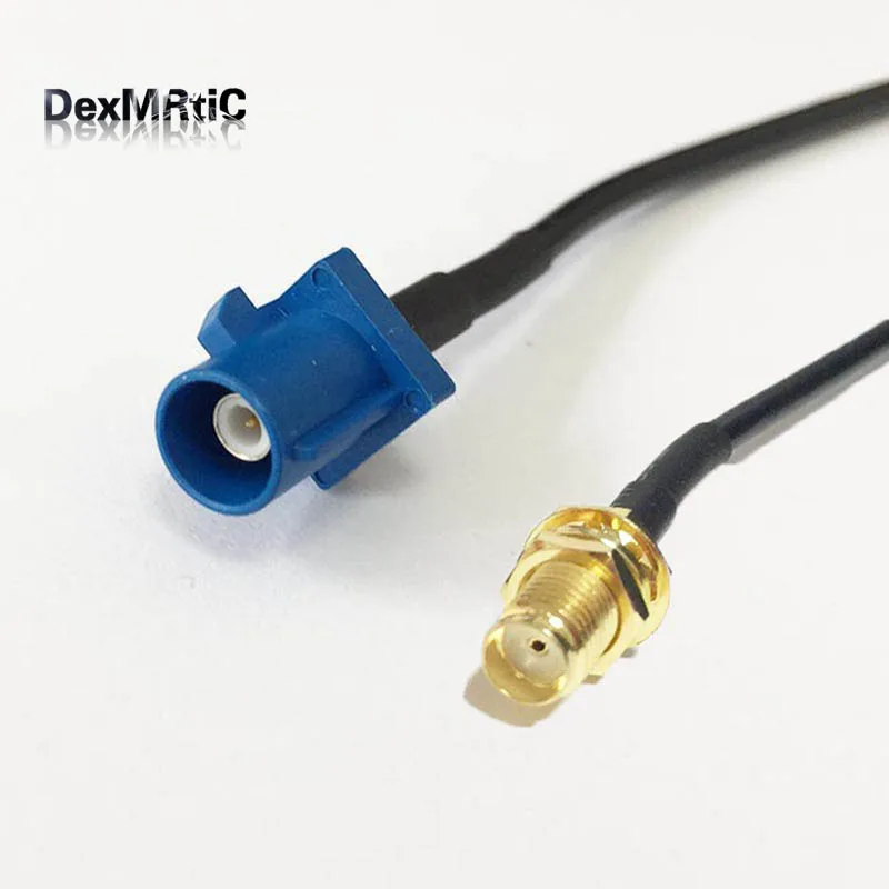 

GPS antenna extension cable adapter SMA female to Fakra C male plug RF cable RG174 20cm wholesale NEW
