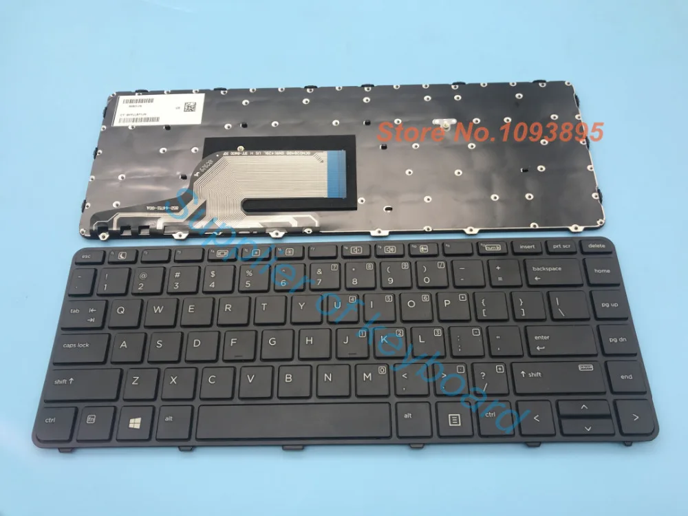 

NEW English keyboard For HP Probook 430 G3 440 G3 446 G3 laptop English keyboard With Frame