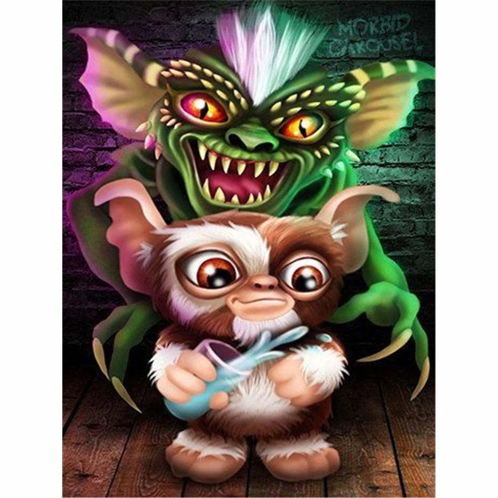 

5D Diamond painting Cartoon animals Monster Full drilling Diamond embroidery Cross stitch Round drill