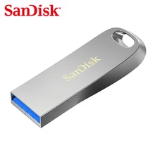 Двойной Флеш-накопитель SanDisk 64 Гб USB3.1 флеш-накопитель 128 ГБ флэш-памяти Memory Stick 256 ГБ флэш-накопитель 32 Гб металлический u-диск 150 МБ/с. CZ74 для ноутбука/планшета/автомобиль/ПК