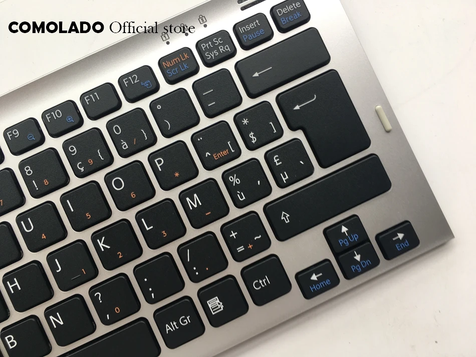 BE Belgium Keyboard for Sony Vaio VGN-SR VGN SR black with Silver frame Laptop keyboard BE Layout (2)