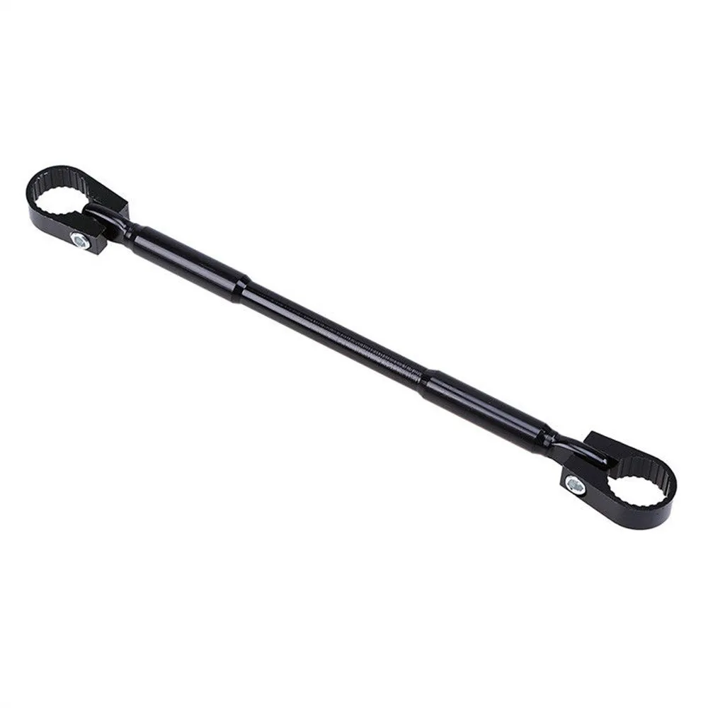 Автоаксессуары для мотоцикла 7/8 черные брусья Bobber Cruiser Cafe Racer Bike guidon moto #0529|Руль