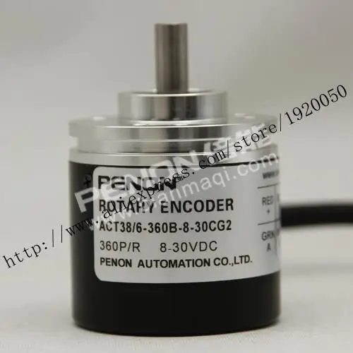

Spot ACT38 / 6-360B-8-30CG2 rotary encoder 360 lines outside diameter of 38mm solid shaft