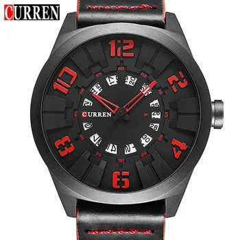 

2019 New CURREN Watches Men Fashion Luxury Man Sport Clock Male Military Wristwatch Leather Quartz Watch Relogio Masculino 8258