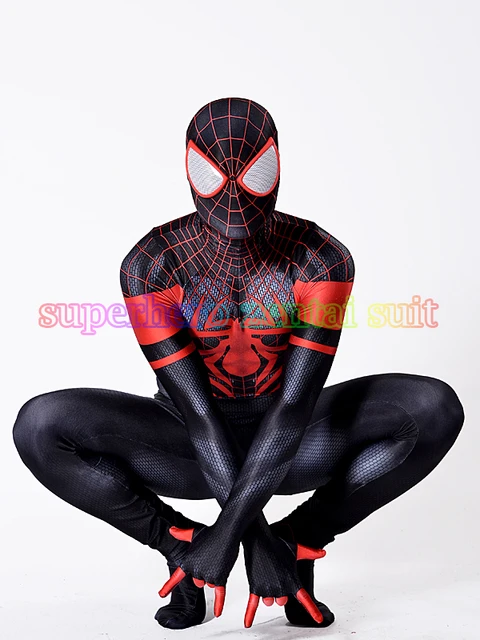 2018 3D Printing Ultimate Miles Morales Spiderman Costume
