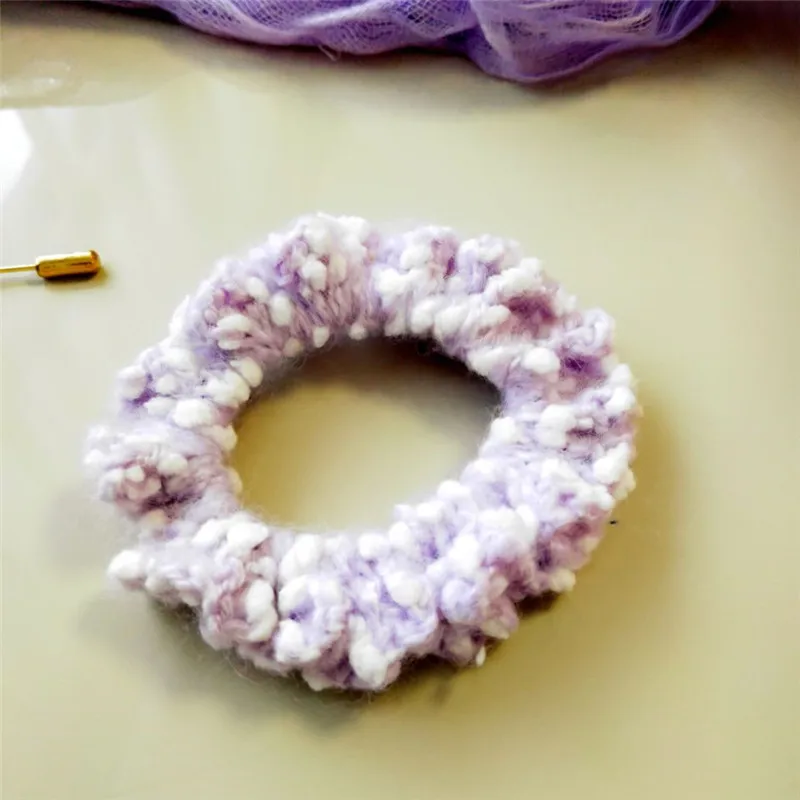 Детское кольцо для волос, 16 шт./упак., DIY вязальная веревка для волос, многоцветная Смешанная упаковка. Для ребенка - Цвет: 5