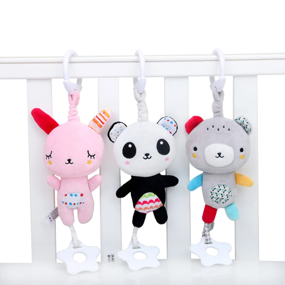 Music Baby Kids Rattles Toys Cotton Stroller Pram Crib Hanging Soft
