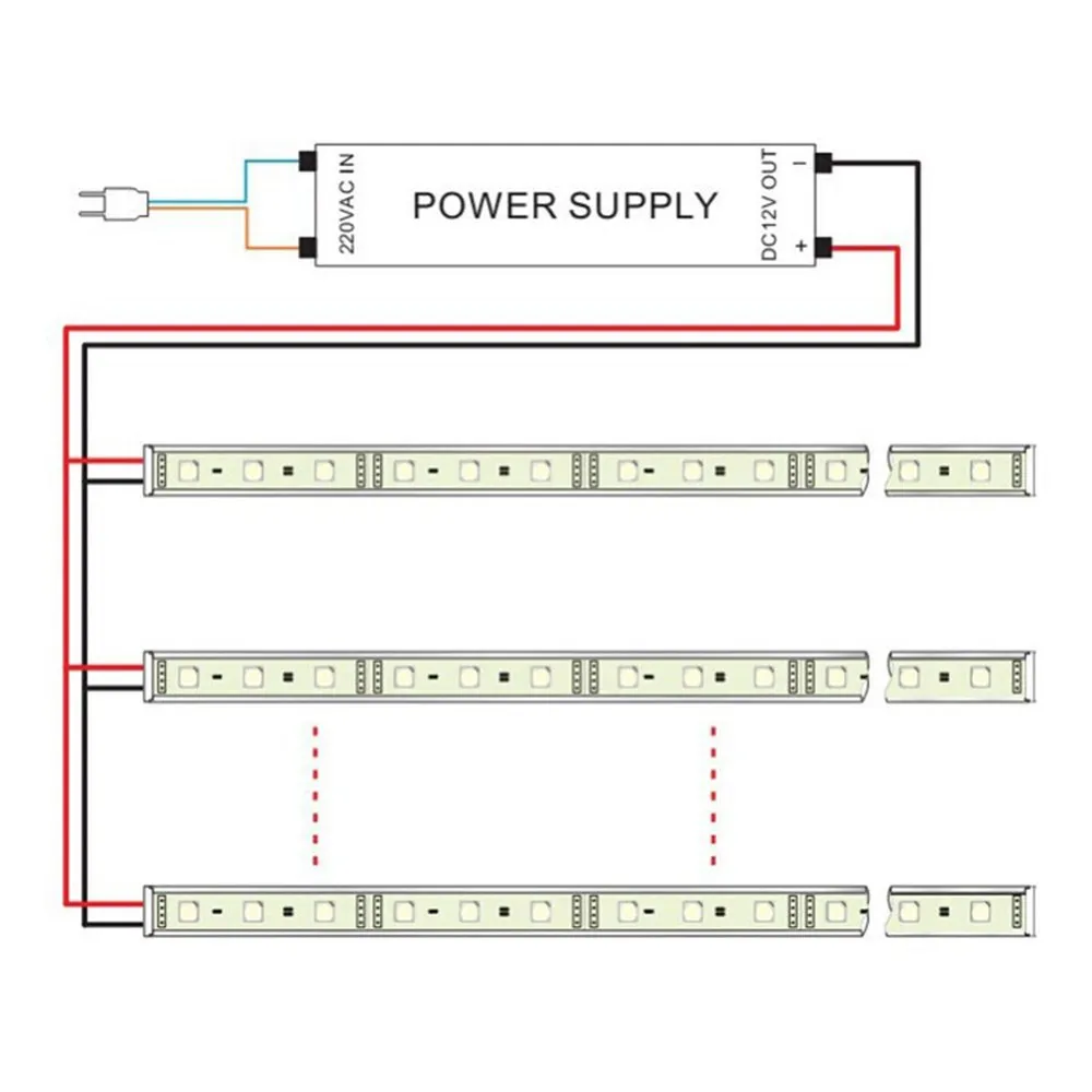 Fita de luzes led para aquário, tira