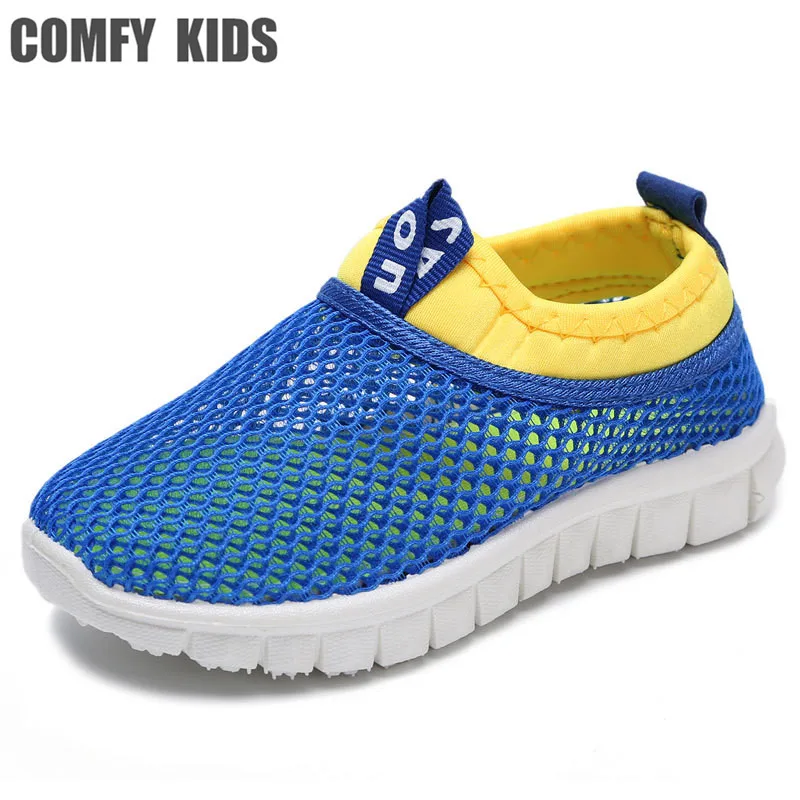 

COMFY KIDS 2019 breathable mesh shoes boy child baby white sports shoes for girl fashion casual shoes flat with kids shoes
