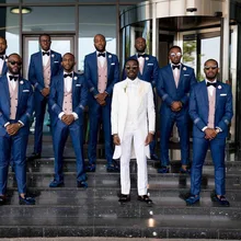 Индивидуальный заказ лучший костюм для выпускного вечера темно-синие пляжные серого цвета с отворотом, свадебные, для жениха смокинги slim fit Костюмы для жениха