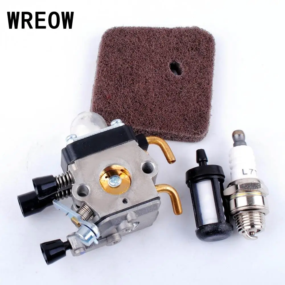 

Carburetor Carb Air Filter for Type FS45 FS55RC HL45 Spark Plug Fuel Filter Set Series Trimmer Parts Brand New