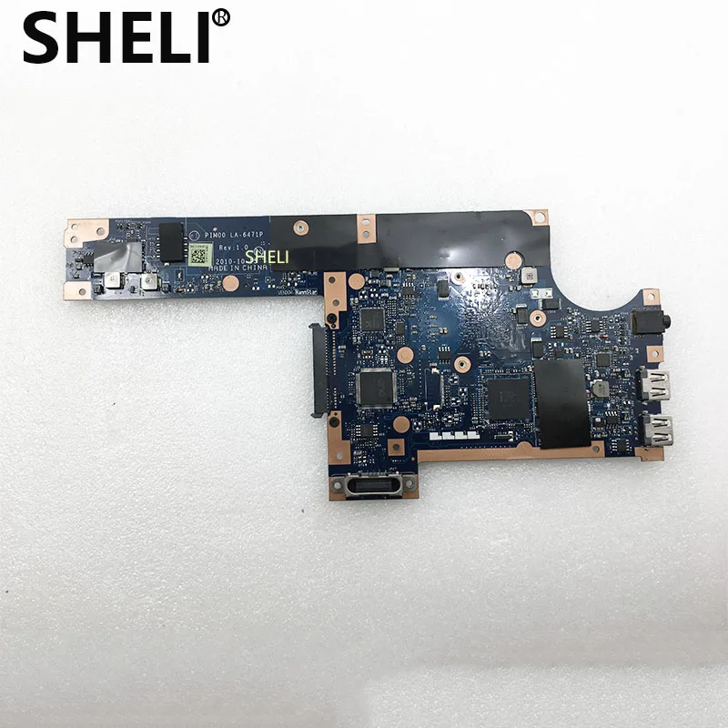 SHELI для DELL 9h2f5 09h2f5 LA-6471P Inspiron Duo 1090 Материнская плата ноутбука N570 DDR3 Протестирована