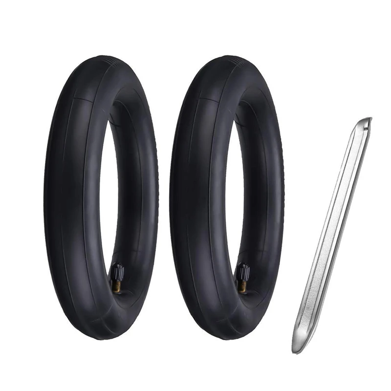 Black Новая распродажа, комплект из 2 предметов автомобильные камеры для Xiaomi Mijia M365 электрический скутер скейтборд шины завышенные запасное колесо 8 1/2X2 запасные части - Цвет: Black