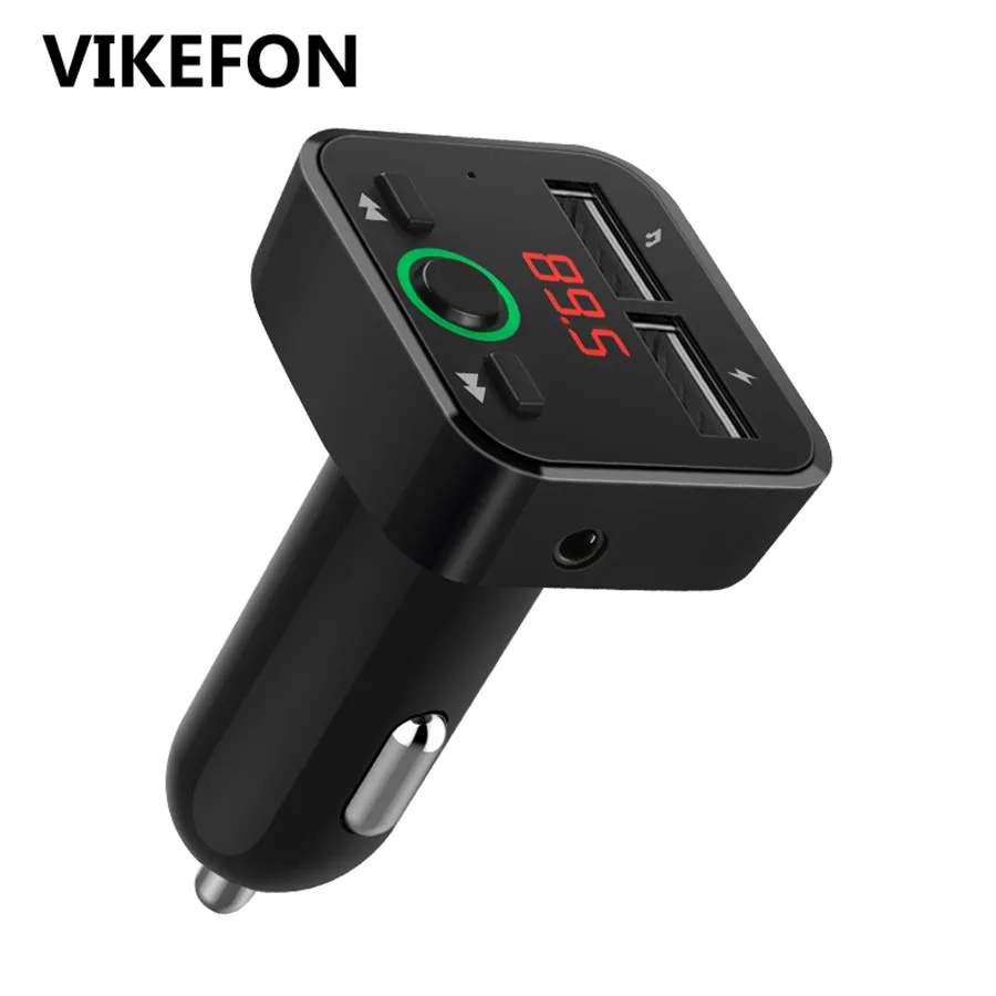 Хит 5,0, автомобильное зарядное устройство, fm-передатчик, Aux модулятор, Bluetooth 5,0, громкая связь, автомобильный аудио MP3 плеер, 2.1A, двойной USB, зарядное устройство для мобильного телефона