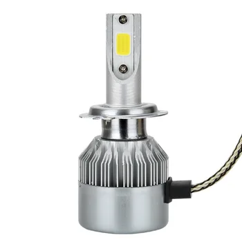 

2 Pcs H4 LED H7 H11 H8 9006 HB4 H1 H3 HB3 COB C6 Auto Car Headlight 36W 4000LM High Low Beam Bulb Automobile Lamp 6000K 12 V