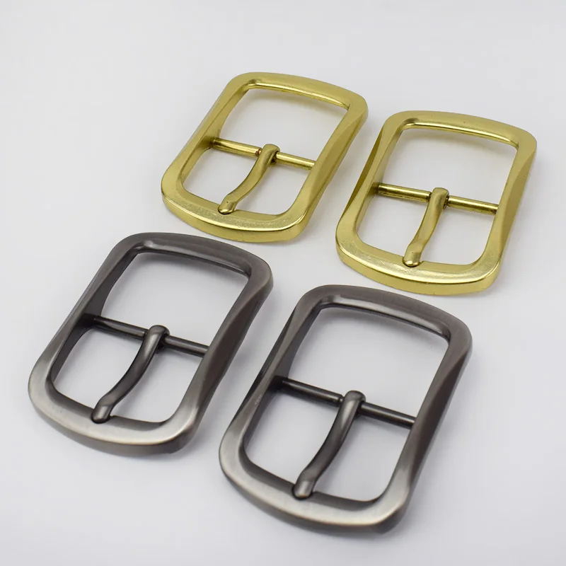 

1PC Fashion Men Women Belt Buckle Eco-Friendly Metal 40mm Pin Buckle DIY Leather Craft Hardware Jeans Accessories KY237