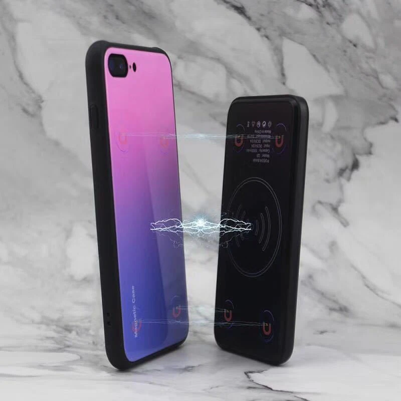 ZKFYS 5000mAh Wireless Magnetic Fast Charger For Samsung Galaxy Note 9 Portable Power Bank Case For