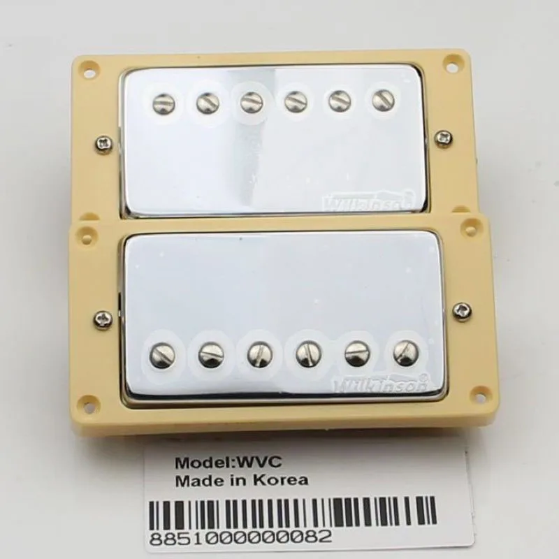 LP electric guitar pickups Han dual coil pickups closed Wilkinson WVC Chrome LP electric guitar pickups Han dual coil pickups closed Wilkinson WVC Chrome