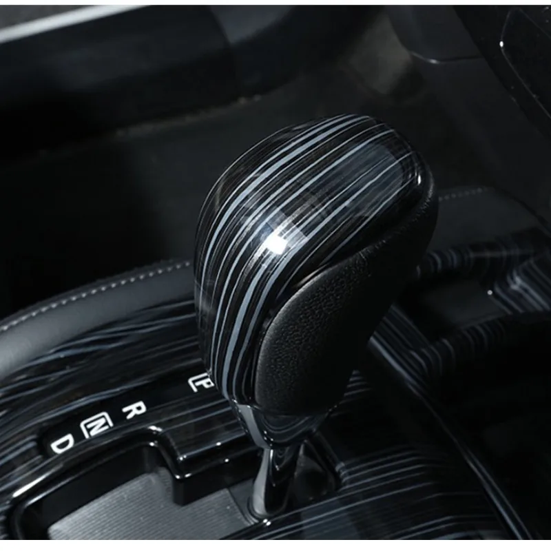 Для Nissan X-Trail Rogue T32- QASHQAI ручка переключения передач центральная консоль крышка переключения передач отделка Стайлинг 1p - Цвет: C