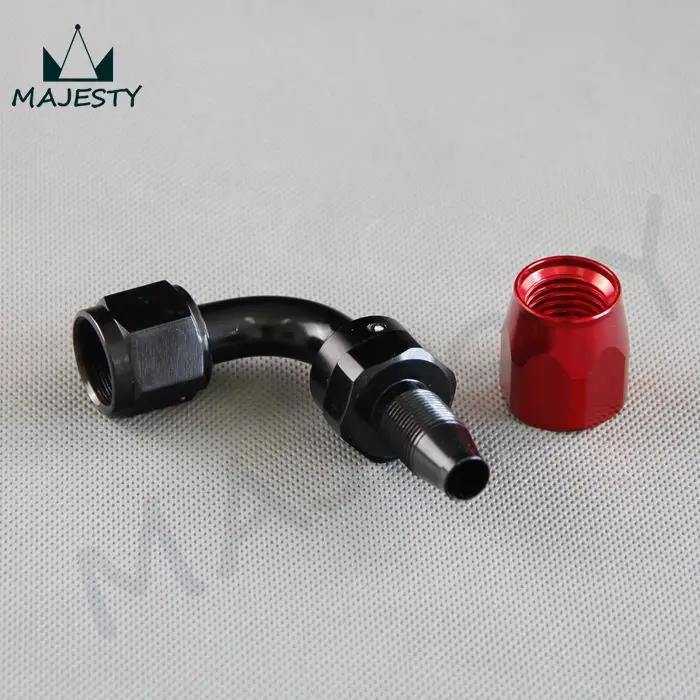 

UNIVERSAL -6AN AN6 90 degree DEG SWIVEL OIL/FUEL LINE HOSE END FITTING / ADAPTOR