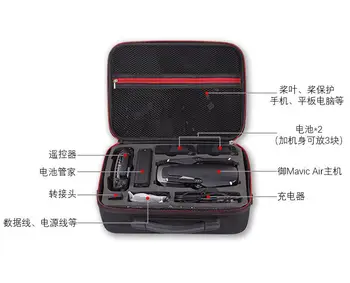 

New Case Box for DJI MAVIC Air RC DRONE rc quadcopter Body/Batteries/Controller Carry Case Handbag