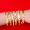 Ethiopian Dubai Gold Jewelry Women Bangles For Ethiopian Bangles Bracelets Africa Arab Bangles Jewelry ► Photo 3/6