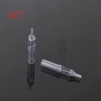 

YILONG 5VT Tattoo Tips 50pcs Gray Disposable Tattoo Tips 5VT High Quality Plastic Tips For Tattoo Machine Supplies Free Shipping