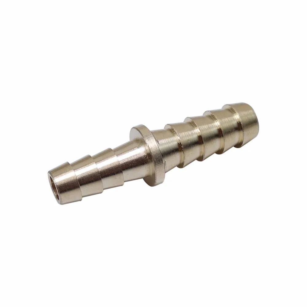 

Pack of 3 Brass Barb 5/16" Hose ID to 3/8" Hose ID Reducer Splicer Fitting Water Fuel Boat
