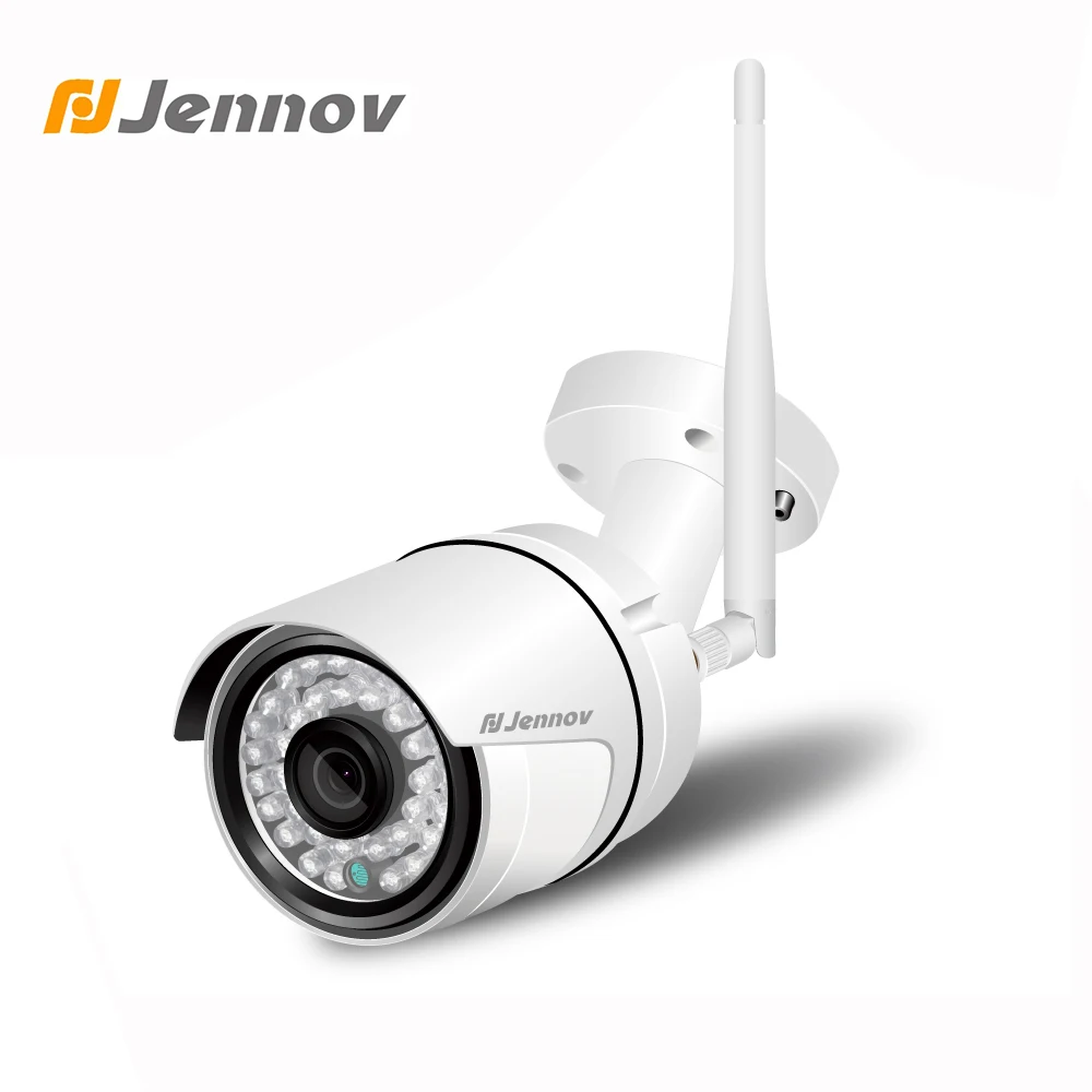 Jennov Открытый IP Камера, Wi-Fi, CCTV, Камера видеонаблюдение 1080P 2MP HD Беспроводной безопасности камеры, для дома ONVIF приложение Camhi ИК