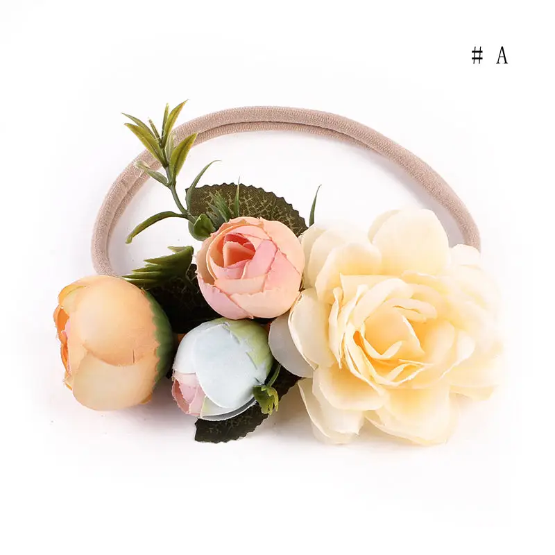 Повязка на голову с цветами для маленьких девочек в наличии США|accessories