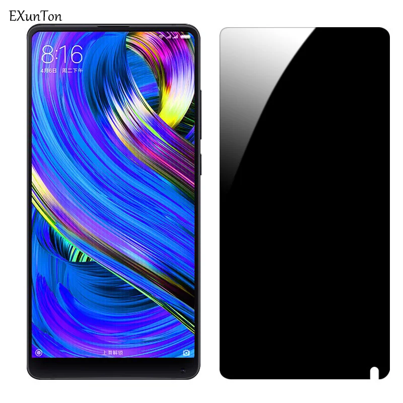 Закаленное стекло EXUNTON 2.5D для защиты экрана Xiaomi Mi Mix 2 2S Защитная пленка от