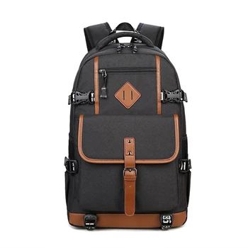

2019 New Travel Business Men Backpack Oxford Large Capacity Double Shoulder School Bag Fits for 14 Inch Laptop Notebook Bags
