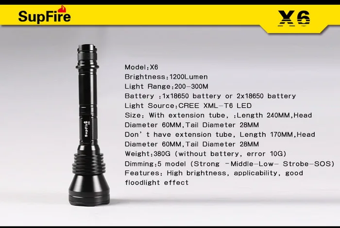 super bright flashlight