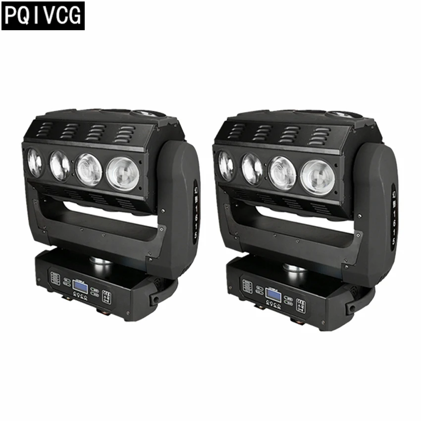 

2pcs/16x10w moving head beam light rgbw 4in1 dmx512 beam light X/Y360 stepless rotation dj lights