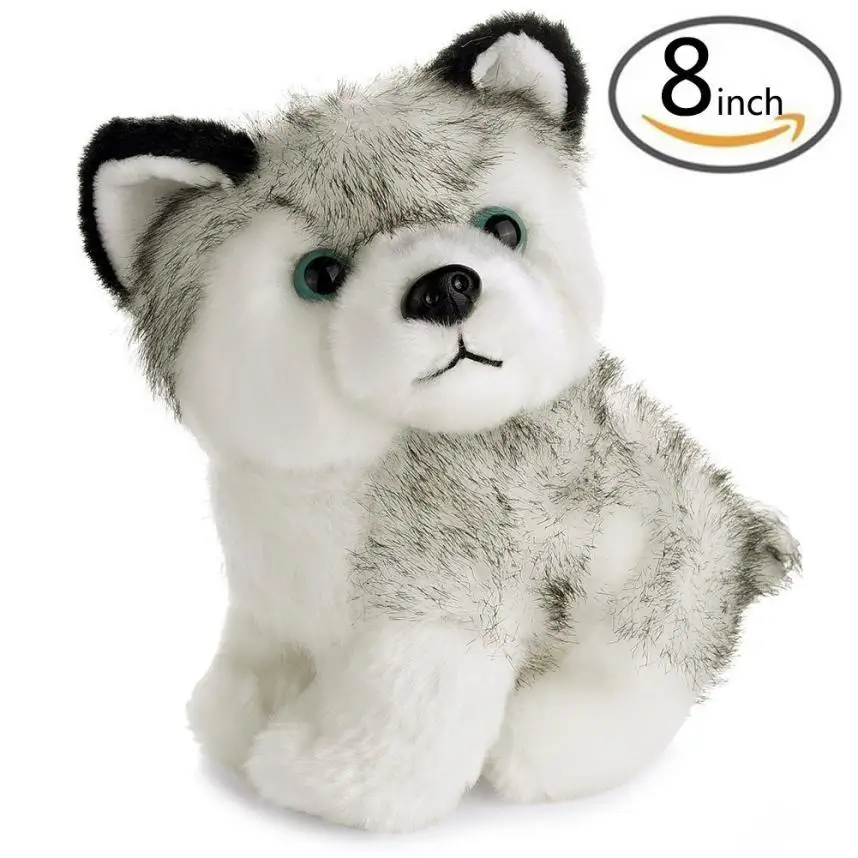 8 дюймов прекрасная плюшевая собака, сибирская хаски, мягкая игрушка для собак, куклы, плюшевые животные, игрушки T516