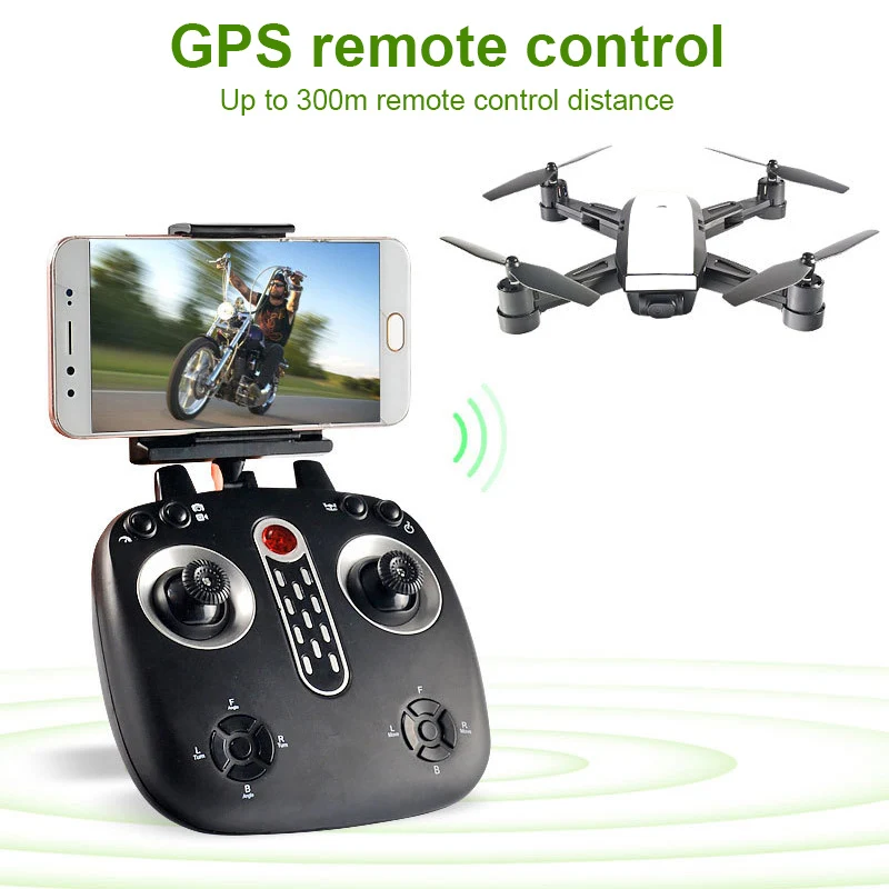 

1 Pcs Quadcopter RC Drone GPS Positioning Gravity Sensor Wide Angle HD Lens 2.4Ghz BM88