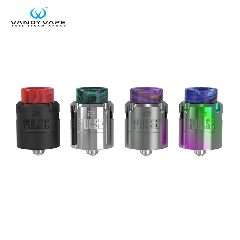 

in stock Original Vandy Vape Pulse V2 RDA Tank with Floating Deck PEI Airflow Ring 2ml 24mm Electronic Cigarette Atomizer